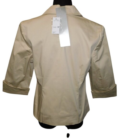 Grace Dane Lewis Workshop Santa Cruz Petite Button Up Top Jacket Size 10P NWT - Picture 5 of 7